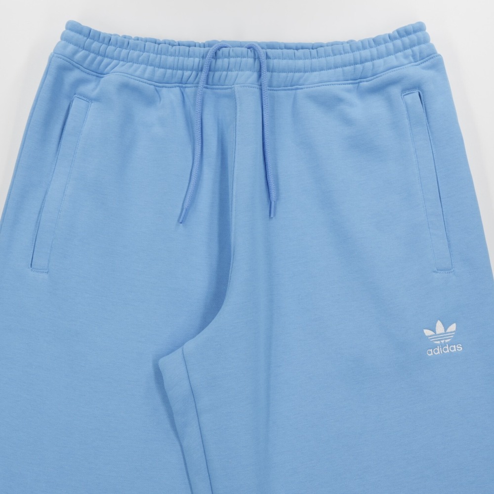Adidas originals‎ Men's Zip Pocket Trefoil Essentials Fleece Shorts Blue Size L - Picture 2 of 10